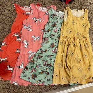 Kids Colorful Printed Dresses Set